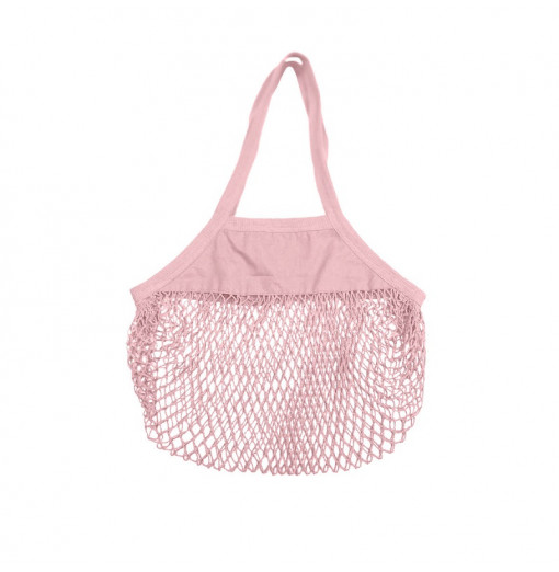 Bolsa de malla orgánica - rosa