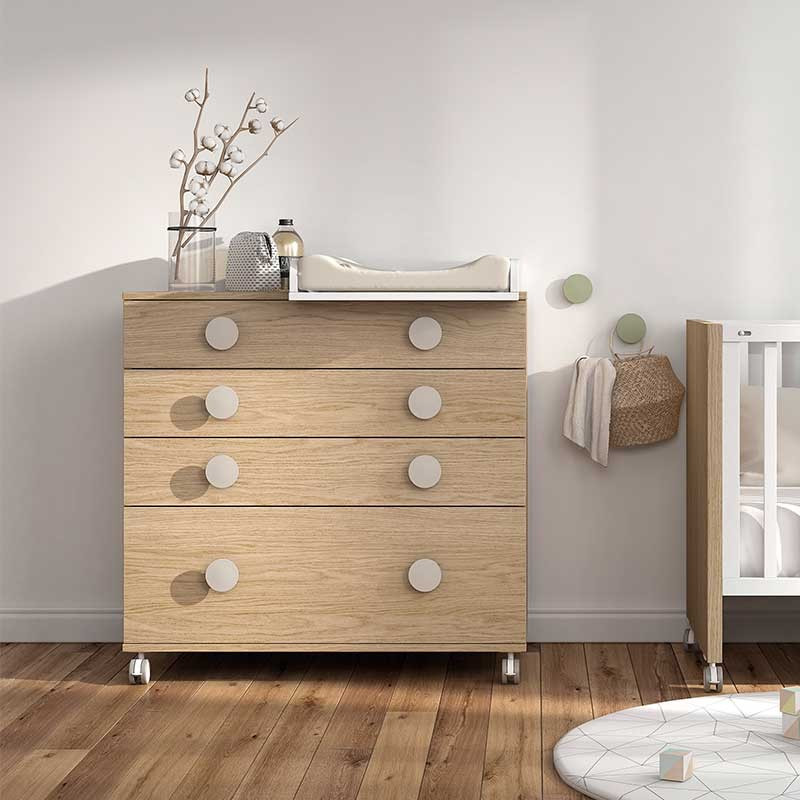 Mueble Cambiador para Bebé Sebra Blanco