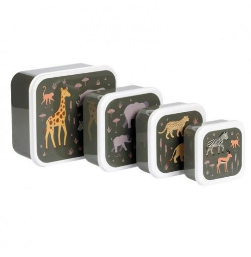 Set de 4 fiambreras Savanna...