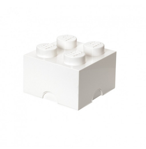 Caja de almacenaje LEGO 8 blanca 