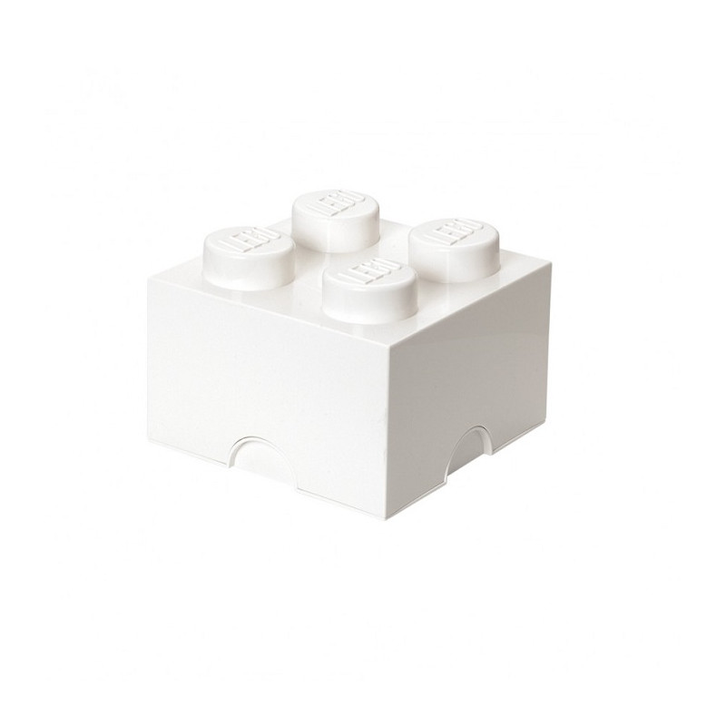 Caja de almacenaje LEGO 4 blanca