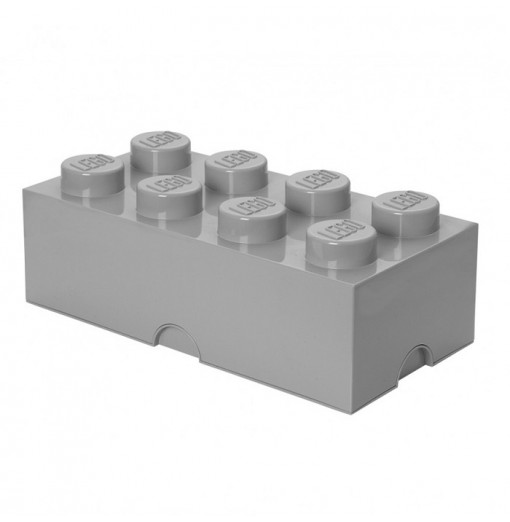 Caja de almacenaje LEGO 8 blanca 