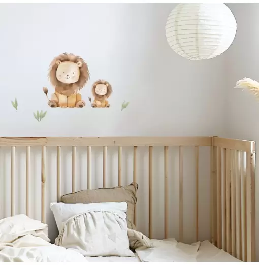 Vinilo Happy Lions - Deco&Kids