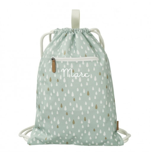 Mochila saco gotas zul - Fresk