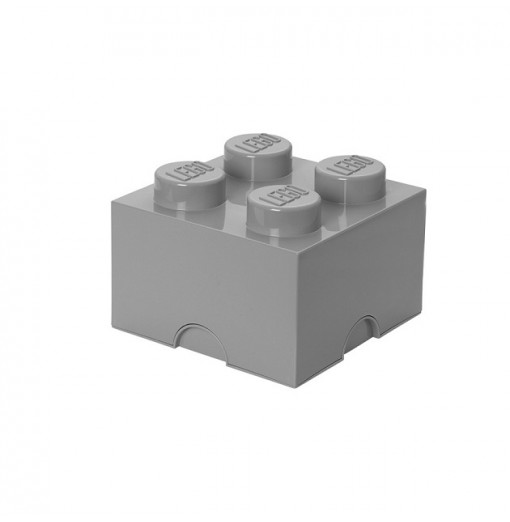 Caja de almacenaje LEGO 4 gris