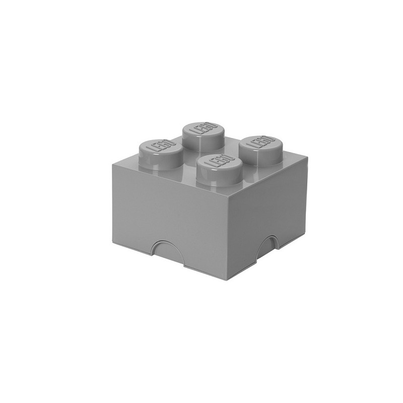 Caja de almacenaje LEGO 4 gris