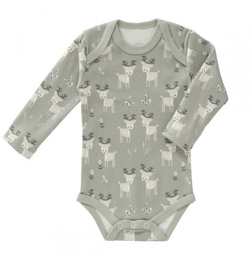 Body manga larga "Deer Ash" gris