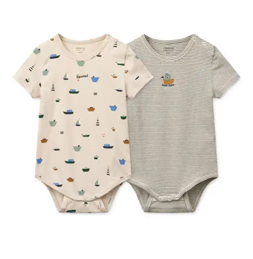 Pack 2 bodies de manga corta Yanni de Liewood