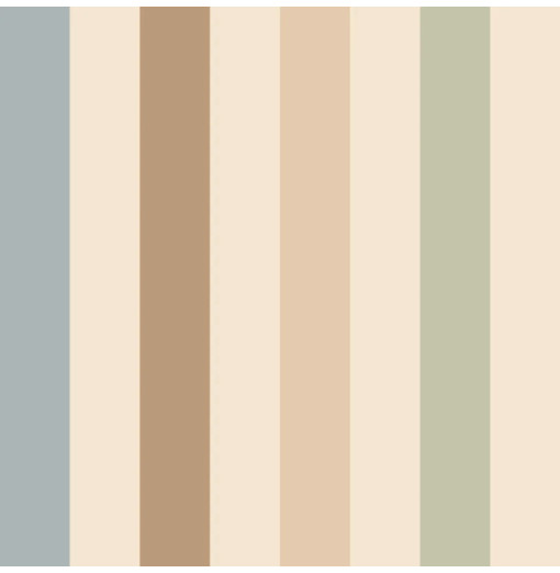 Papel pintado rayas neutras