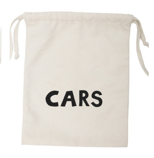 Bolsa de almacenaje "Cars"  pequeña en tela - Tellkiddo