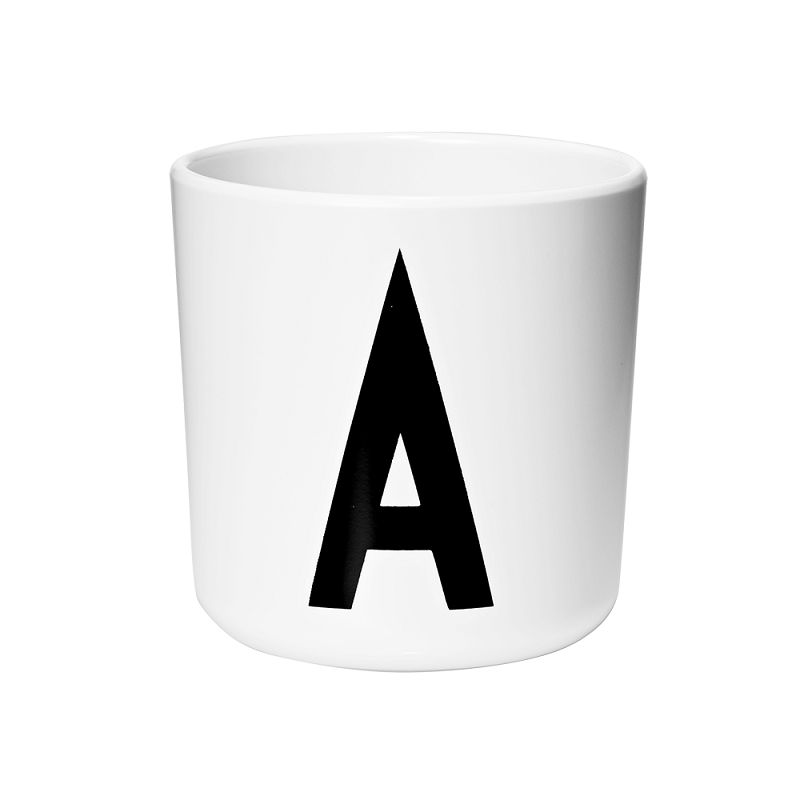 Vaso melamina Design Letters A-Z