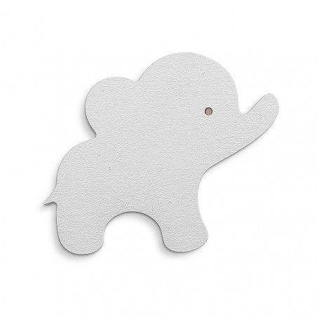 Colgador elefante blanco