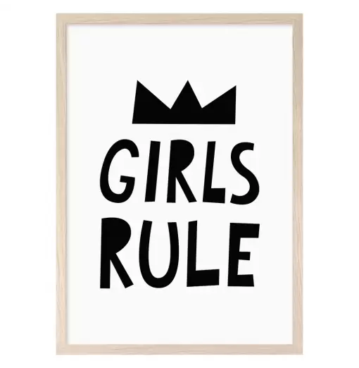 Lámina Girls rule- Mini Learners