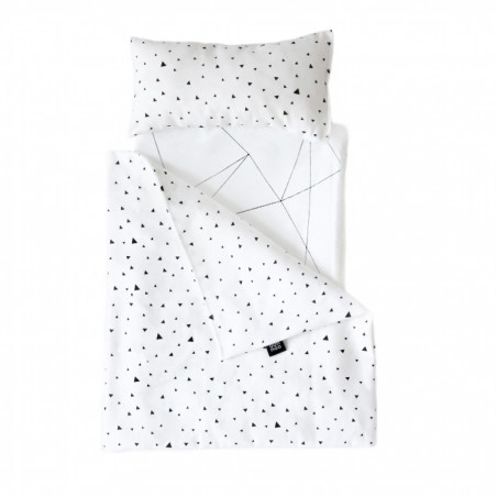 Toy pram Bedding Tiny Triangles - Ooh noo