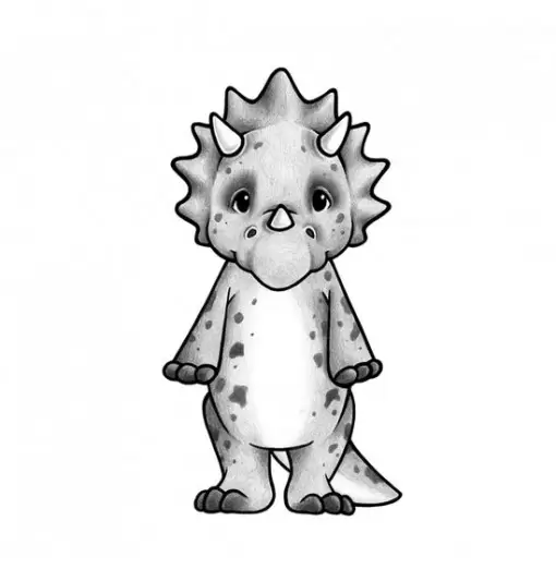 Vinilo Trixi el Triceratops - Stickstay