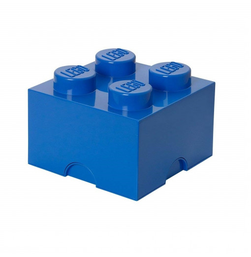 Caja de almacenaje LEGO 4 azul 