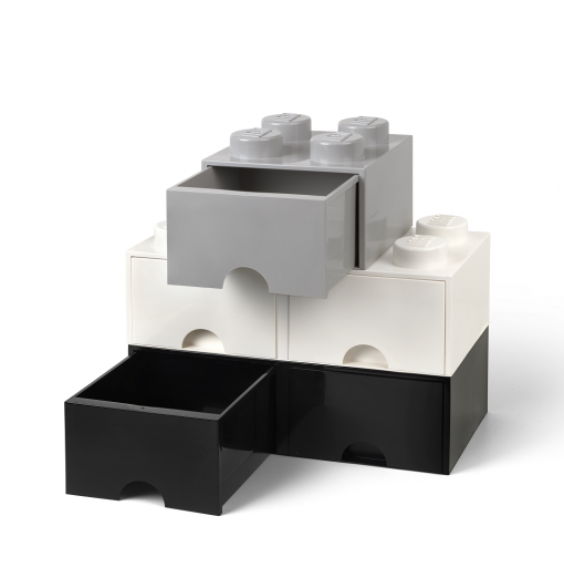 Caja de almacenaje LEGO 8 con cajones - azul