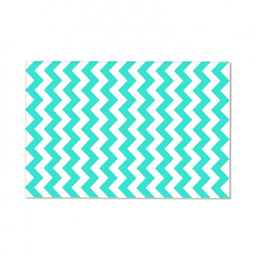 Alfombra vinílica Zig Zag  - Mint