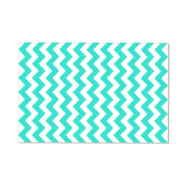 Alfombra vinílica Zig Zag  - Mint