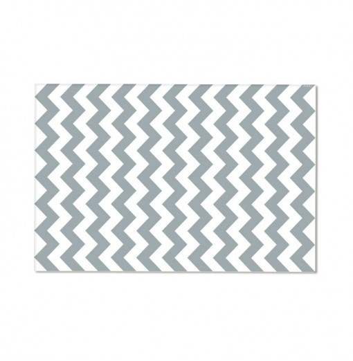 Alfombra vinílica Zig Zag  - Gris