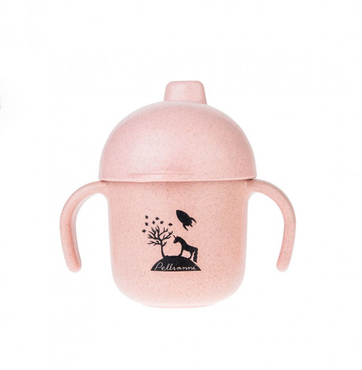 Vaso  para bebé biodegradable rosa - Pellianni