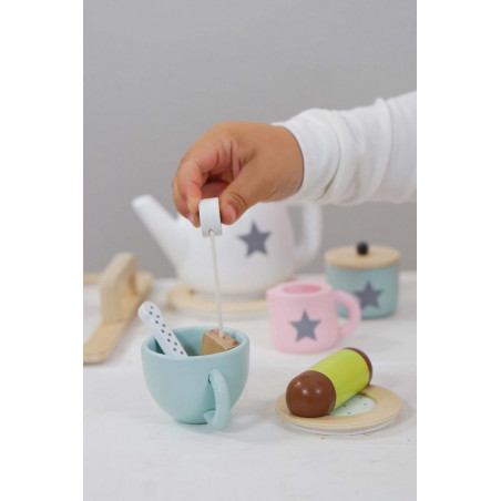 Juego de té de madera - Jabadabado