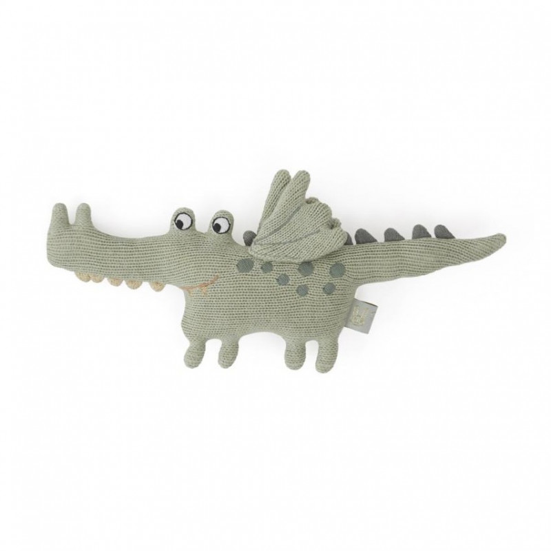 Peluche sonajero Buddy Crocodile - OYOY