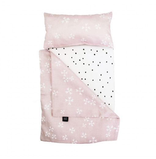 Ropa de cuna Blushing Blossoms  para cuna de juguete de Ooh noo  