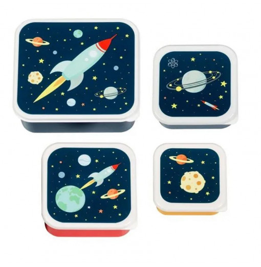 Set de 3 fiambreras Space - A little Lovely Company