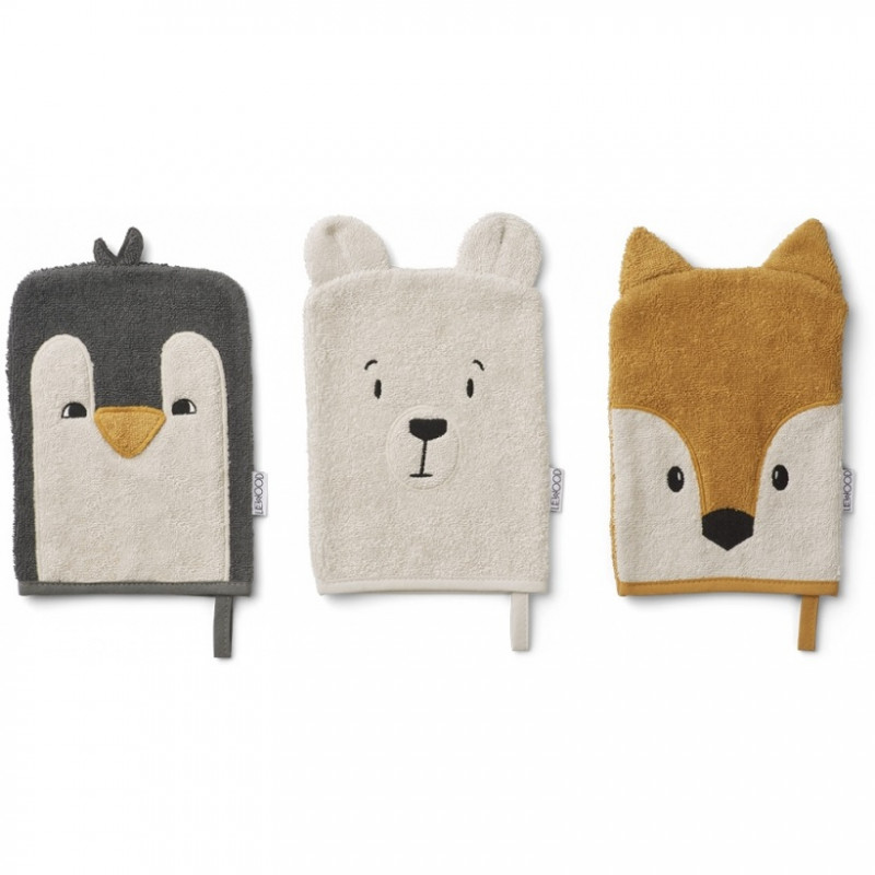 Pack de 3 manoplas Arctic mix - Liewood