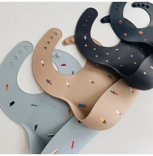 Babero silicona Sand - Mushie