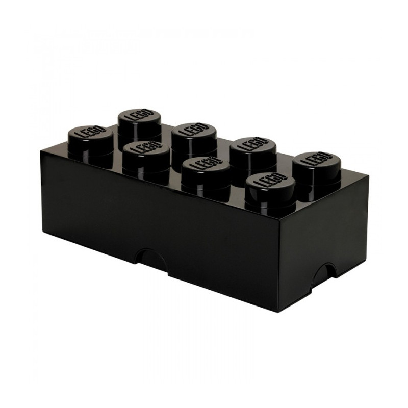 Caja de almacenaje LEGO 8 negra