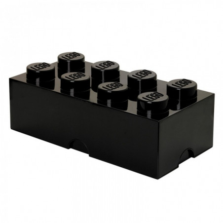 Caja de almacenaje LEGO 8 negra