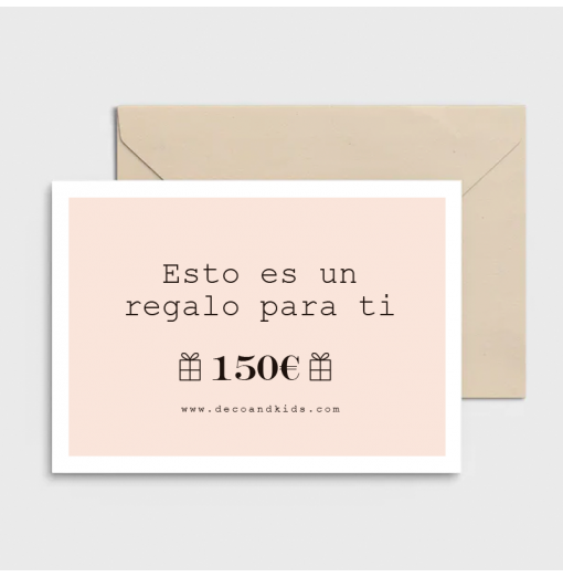 Tarjeta regalo 150€