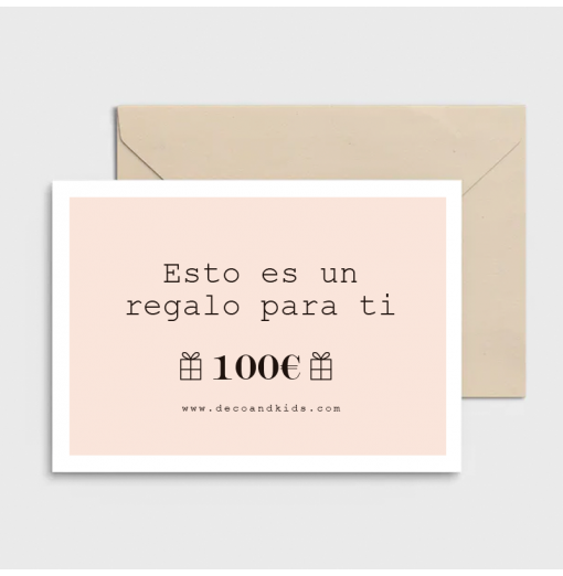 Tarjeta regalo 100€