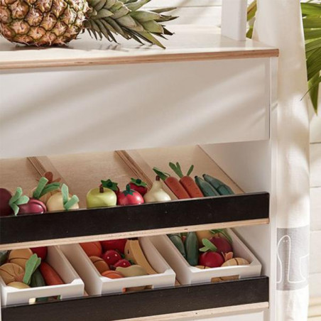 Caja con surtido de frutas variadas - Kids Concept