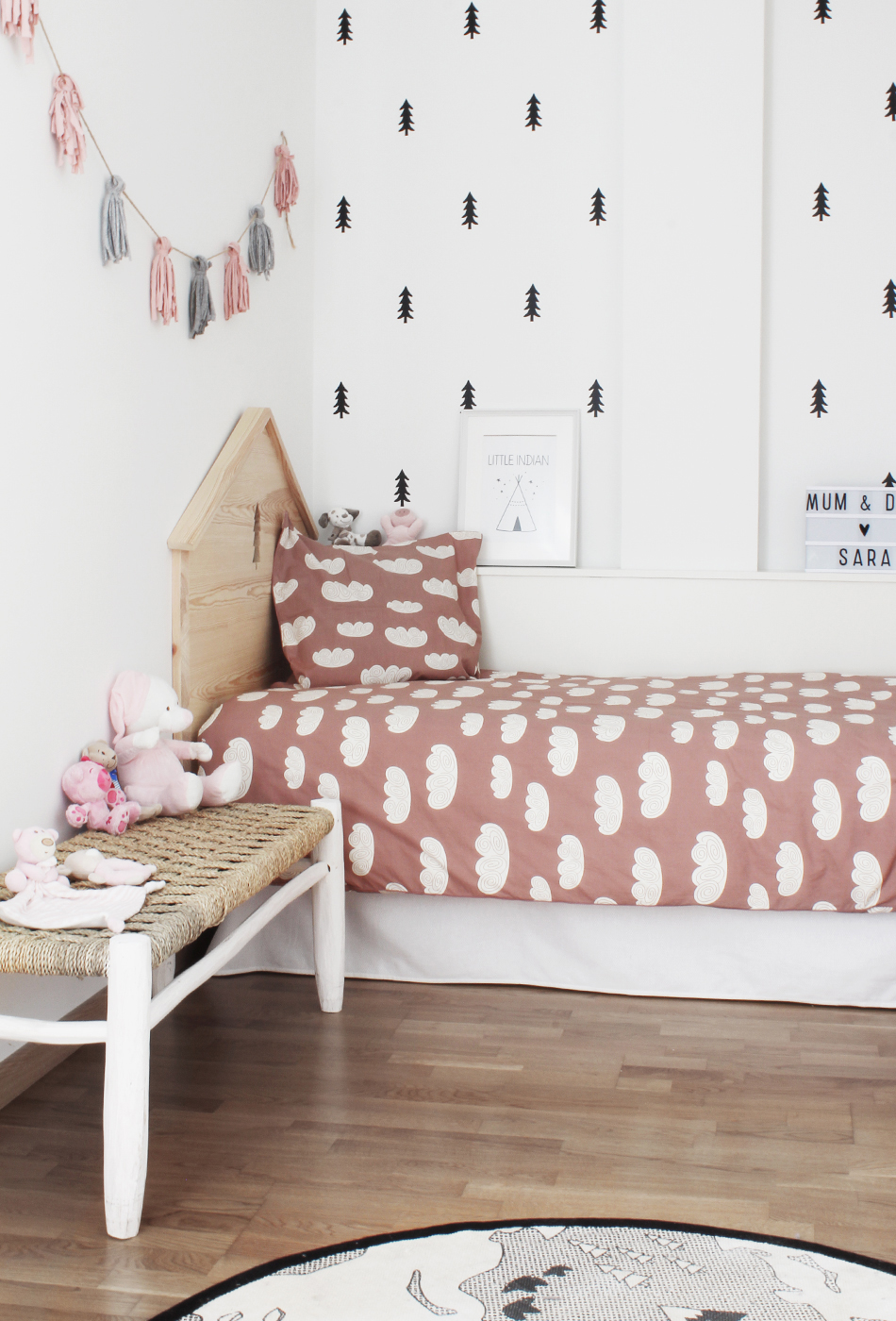 Una preciosa habitación infantil de estilo nórdico