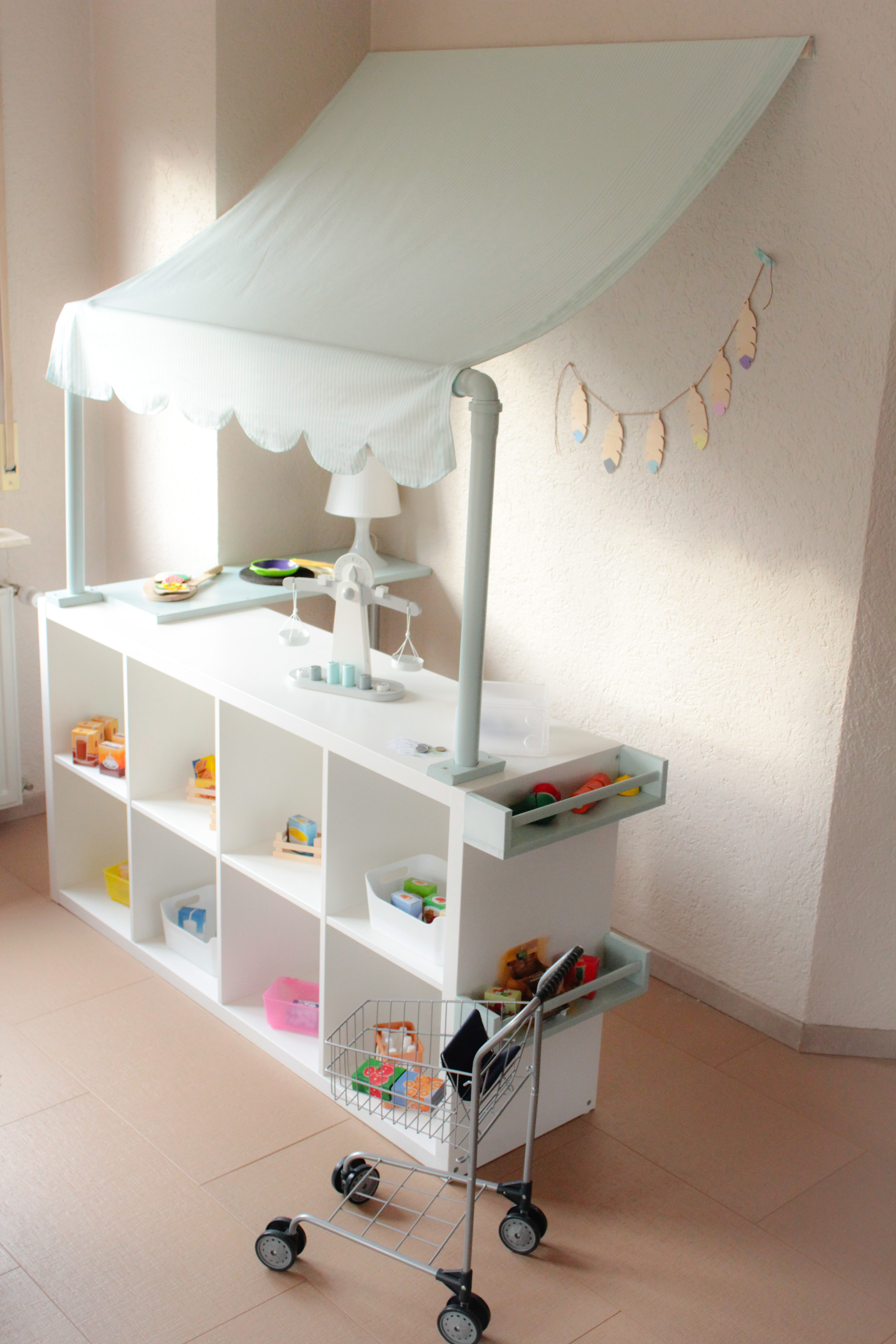 Cómo crear una tienda DIY para jugar con los niños