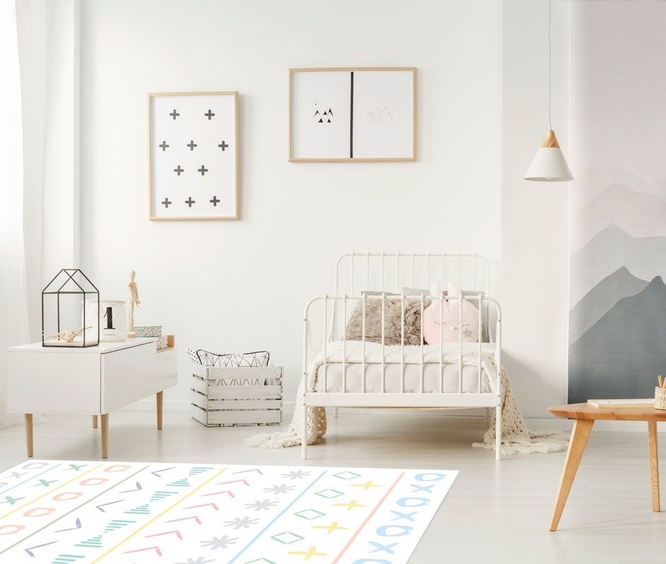 Alfombra Habitación Infantil Motivo Pastel
