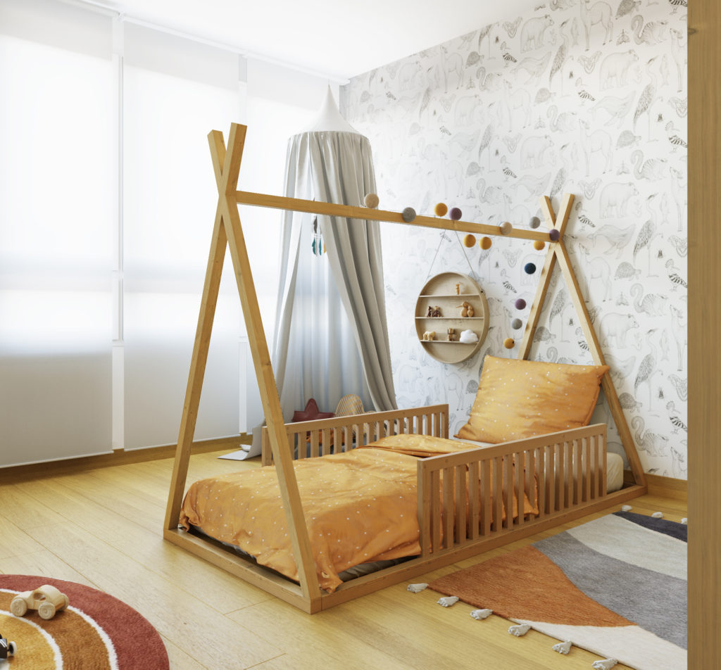 La habitación de Inés: cómo transformar un cuarto de invitados en una habitación infantil de ensueño