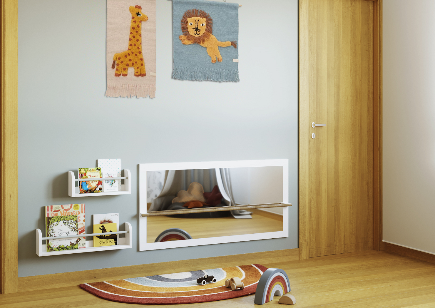 La habitación de Inés: cómo transformar un cuarto de invitados en una habitación infantil de ensueño